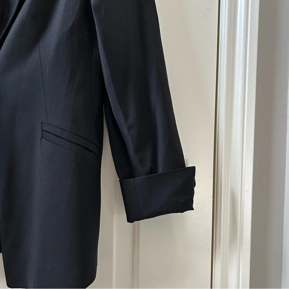 Armani Collezioni Black One Button Blazer Sz.6 - Picture 2 of 8